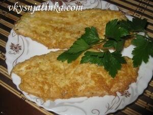 Готовый отбивные из куриного филе