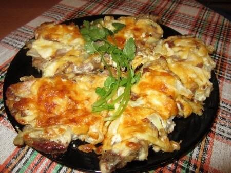 Мясо по-французски из свинины на сковороде - рецепт и фото