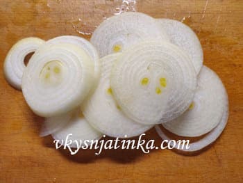 Лук кольцами