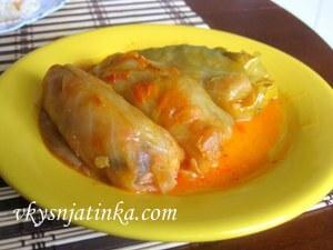 Голубцы с грибами в духовке - рецепт и фото