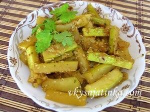 Наши кабачки по-японски готовы