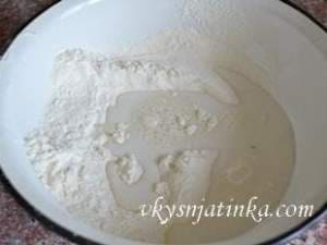 Мука с кефиром