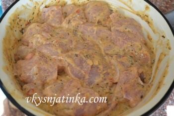 Маринованное филе индейки