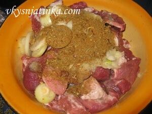 Свинина для шашлыка со специями