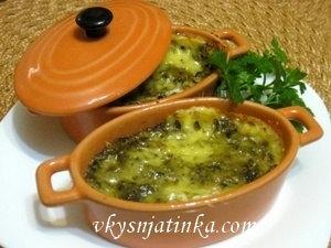 Жульен из шампиньонов