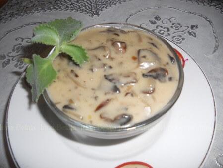 Подлива к картофельному пюре без мяса с шампиньонами - рецепт и фото