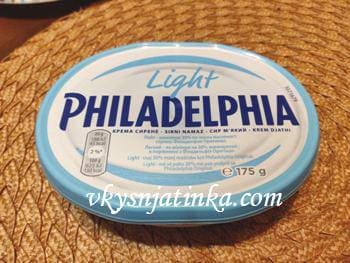 сливочный сыр Philadelphia light