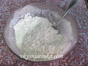 Овсянка с мукой и сахаром