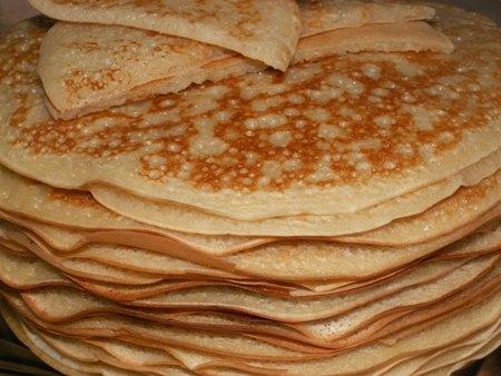 Тонкие заварные блины на сыворотке - рецепт и фото