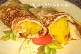 Блины с апельсинами