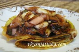 Блины с фруктами