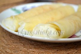Блины с кремом