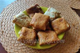 Блины с куриным филе - фото