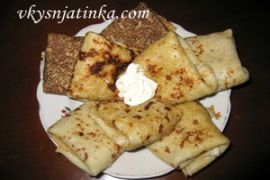 Блины с мясом