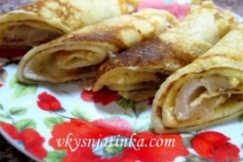 Блины с рыбой