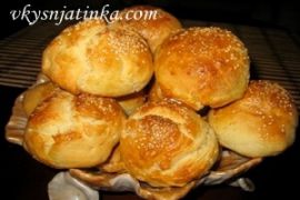 Булочки с кунжутом