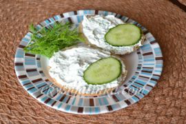 Бутерброды со сливочным сыром