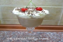 Десерт из мороженого - фото