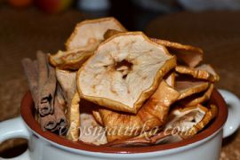 Домашние яблочные чипсы в духовке - фото