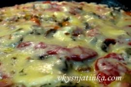 Домашняя пицца быстро