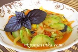 Гарнир из кабачков