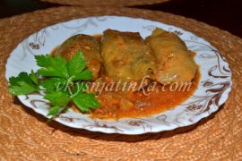 Голубцы с картошкой в духовке