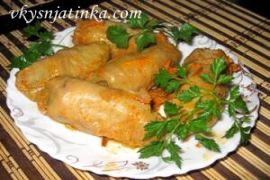 Голубцы с мясом и рисом