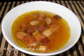 Вкусный гороховый суп со свининой