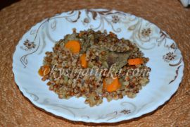 Гречка с мясом в духовке