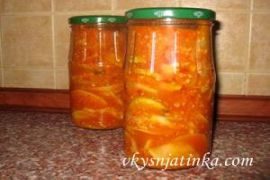 Кабачковый салат на зиму