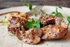 Как пожарить куриную печень