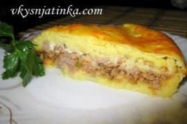 Картофельная запеканка с сыром
