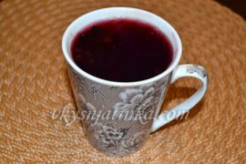 Кисель из черники - фото