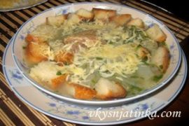 Классический луковый суп по-французски - фото