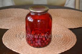 Компот из кизила на зиму