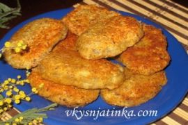 Котлеты из консервы сардины с манкой - фото