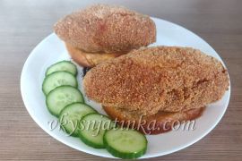 Котлеты по-киевски из куриного филе - фото