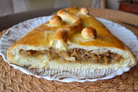 Кулебяка с капустой - фото