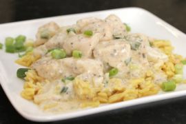 Курица в сметане