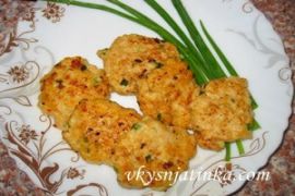 Куриные котлетки с перцем чили
