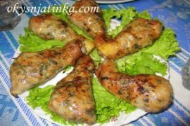 Куриные ножки фаршированные шампиньонами