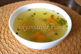 Куриный бульон в мультиварке