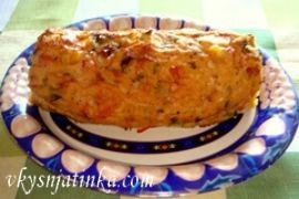 Куриный рулет в сливках
