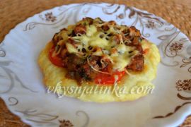 Лепешки с мясом