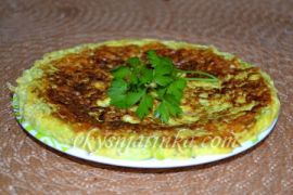Омлет с кабачком