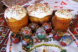 Пасхальный кулич с коньяком