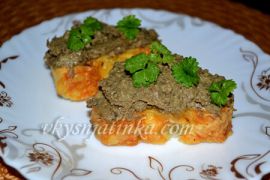 Домашний печеночный паштет из говяжьей печени - фото
