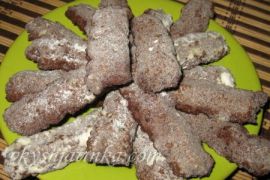 Песочное печенье с какао - фото