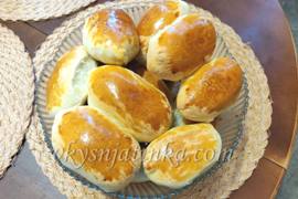 Пирожки с квашеной капустой в духовке - фото