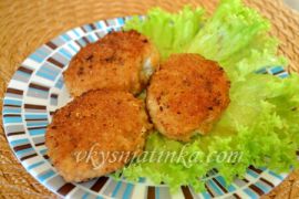 Вкусные рыбные котлеты из филе хека - фото